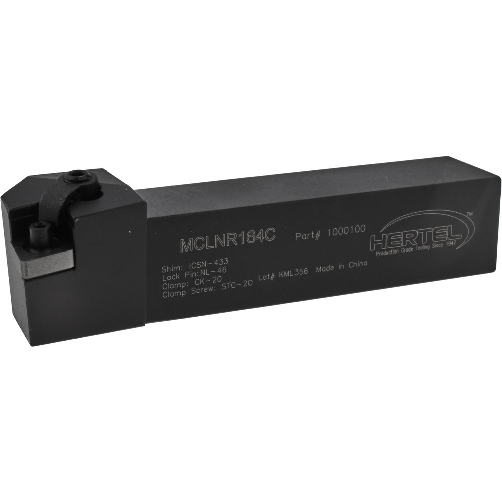 Kennametal Indexable Turning Toolholder: MCLNR163D, Clamp & Screw - 1096069