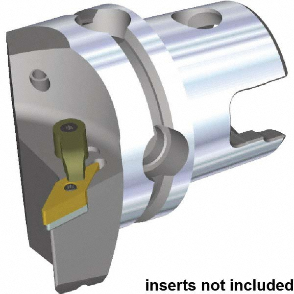 Kennametal Modular Turning & Profiling Head: Size KM40, 45 mm Head Length, Internal or External, Left Hand - 3902242
