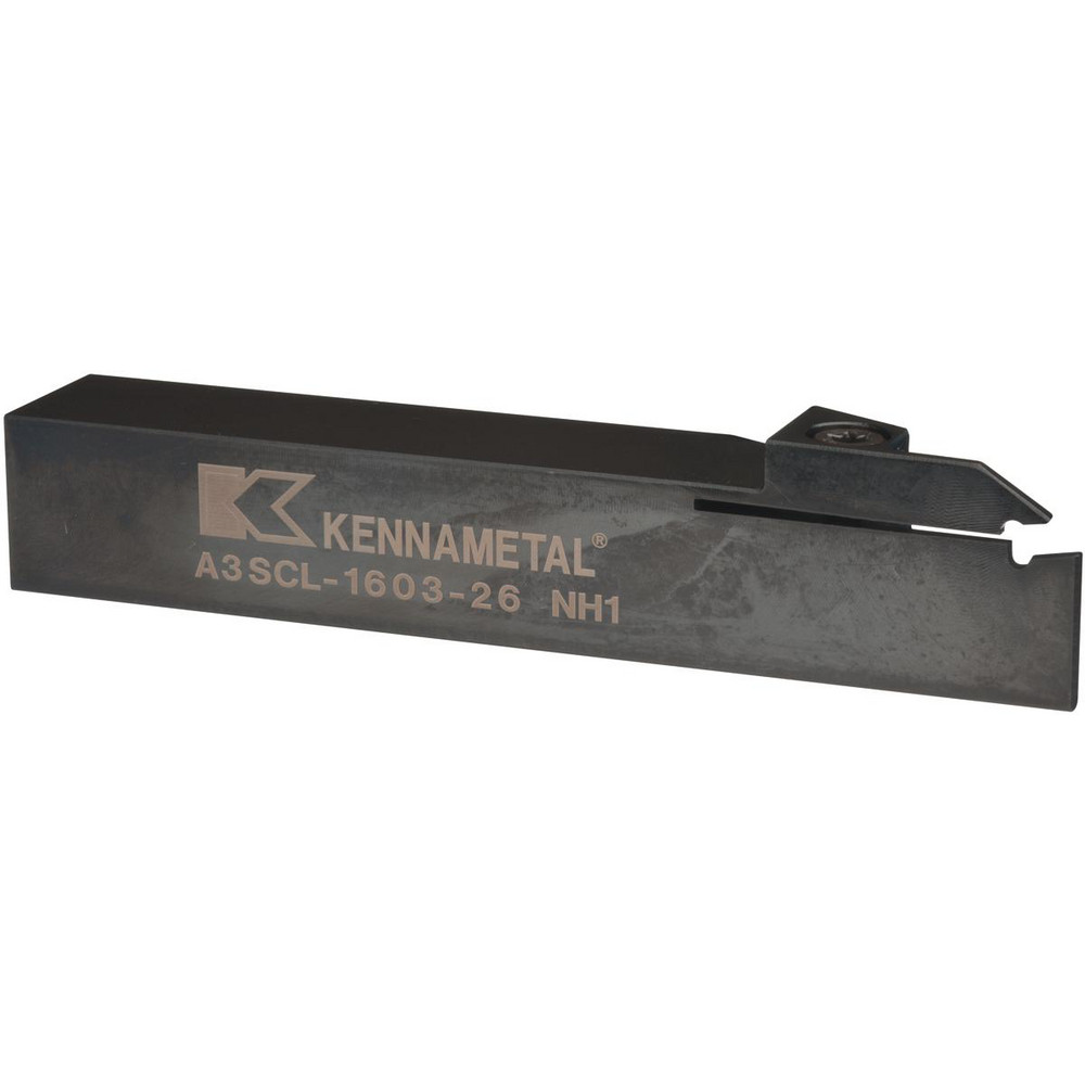 Kennametal Indexable Cutoff Toolholder: 6 mm Max Depth of Cut, 6 mm Max Workpiece Dia, Left Hand - 6811671