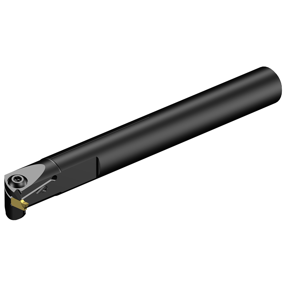 Sandvik Coromant Indexable Boring Bar: QI-RAGH05C12-18, 0.709" Min Bore Dia, Right Hand Cut, 3/4" Shank Dia - 7993593