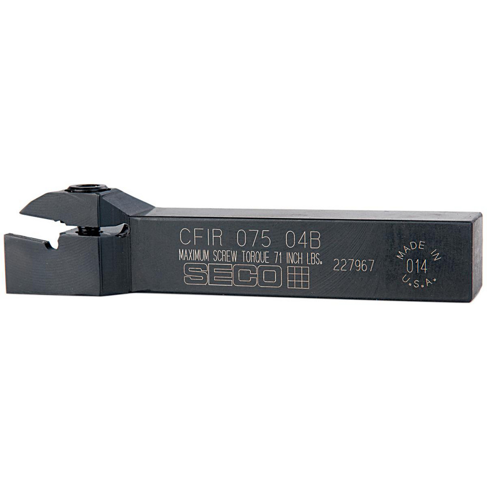 Seco Indexable Turning Toolholder: CFIR 075 05B, 90.0 deg Lead Angle, Clamp & Screw - 00089897