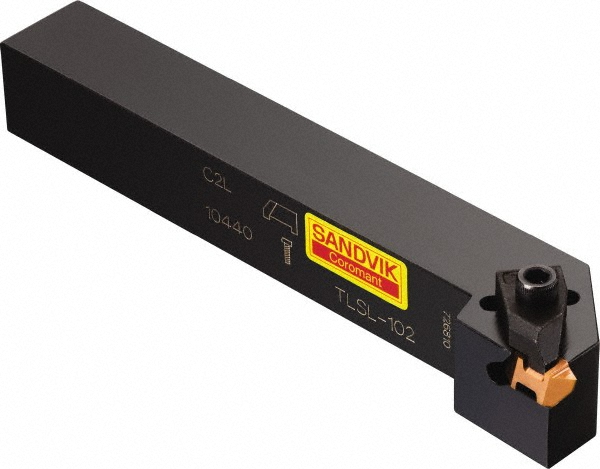 Sandvik Coromant Indexable Grooving Toolholder: TLSR-164C, Internal or External, Right Hand - 5753600