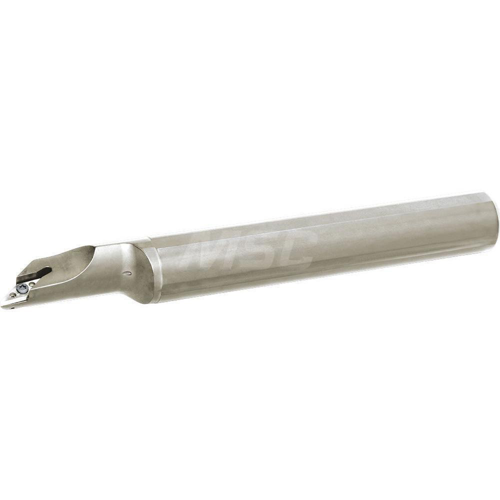 Kyocera Indexable Boring Bar: A12SSVJBR2AE, 0.984" Min Bore Dia, Right Hand Cut, 3/4" Shank Dia, 52 ° Lead Angle, Steel - THC14031