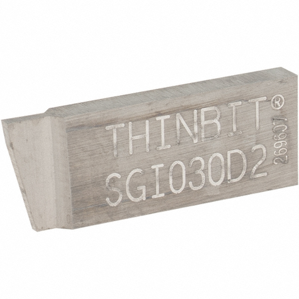 Kennametal Indexable Grooving-Cutoff Toolholder: A4ENN2020K0305, 3 mm Min Groove Width, 5 mm Max Depth of Cut, Neutral - 2414136