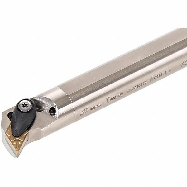 Tungaloy Indexable Boring Bar: A32S-PDZNR15-D400, 40.00 mm Min Bore, Right Hand, 32.00 mm Shank Dia, 93 deg Lead, Steel (Shank) - 6855924