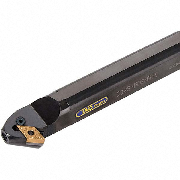 Tungaloy Indexable Boring Bar: A32S-PDZNR15-D400, 40.00 mm Min Bore, Right Hand, 32.00 mm Shank Dia, 93 deg Lead, Steel (Shank) - 6855924