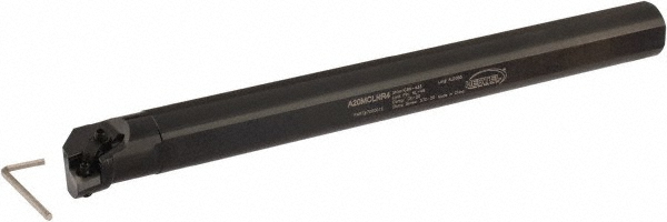 Sumitomo Indexable Boring Bar: 1-1/4" BCTJPR203, 1.5310" Min Bore, Right Hand, 3 deg Lead, Steel - 2000W07
