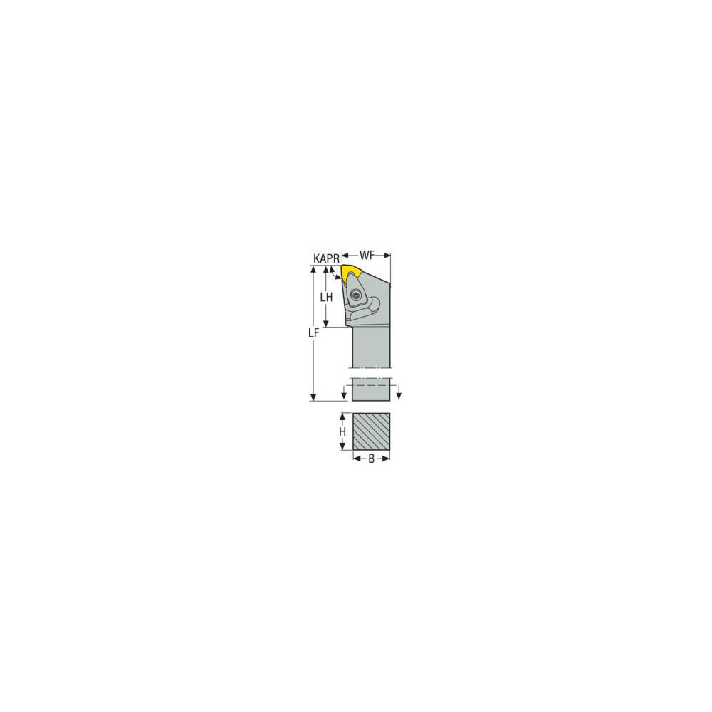 Seco Indexable Turning Toolholder: DWLNR-16-4D, Clamp - 02569286