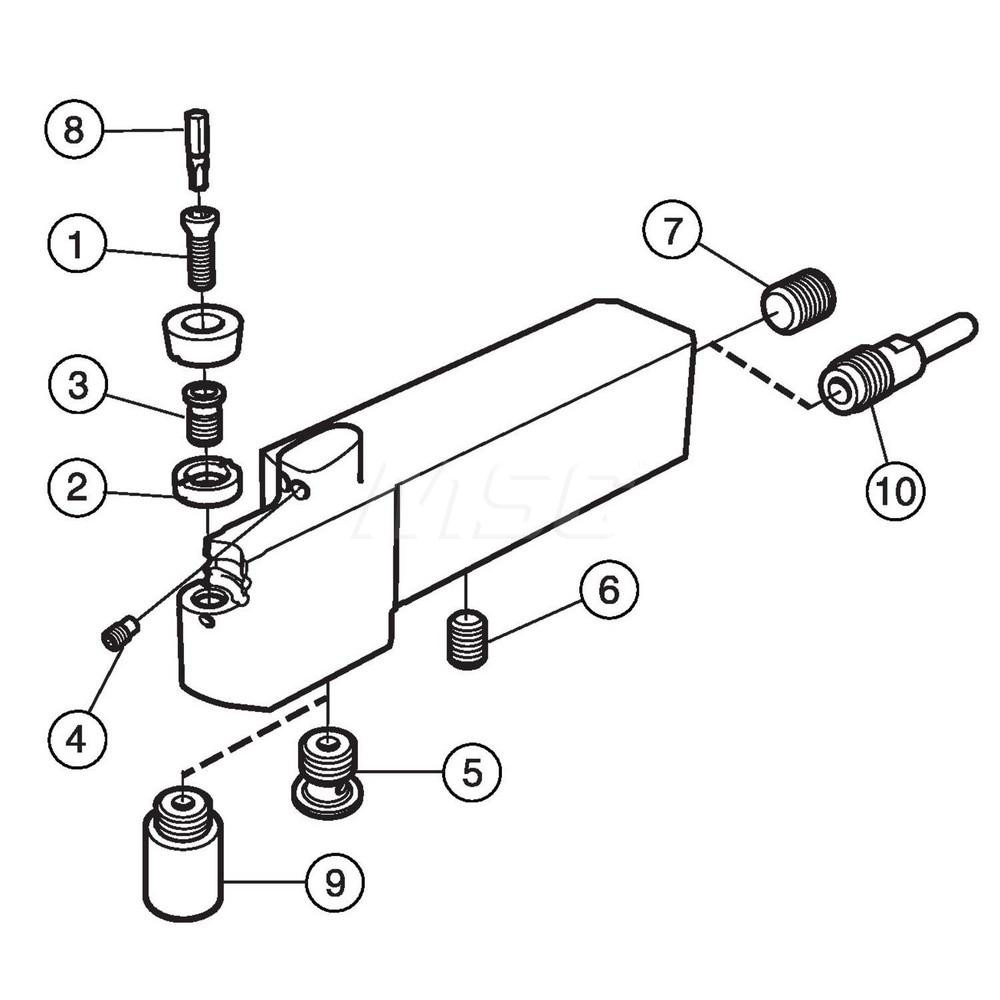 Sandvik Coromant Indexable Turning Toolholder: QS-SRDCL-16-35-16XC, Screw & Clamp - 7960763
