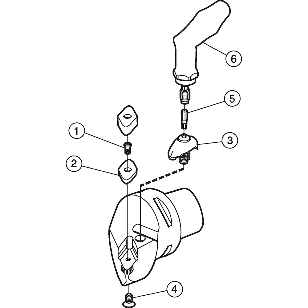 Sandvik Coromant Indexable Turning Toolholder: C4-CP-25BL-27060-12B, Clamp - 8233943