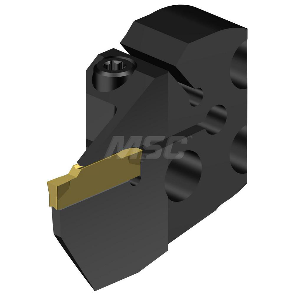 Sandvik Coromant Modular Grooving Head: Left Hand, Cutting Head, System Size 32, Uses N123 Size F Inserts - 5764595