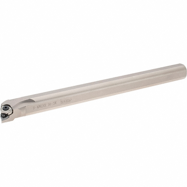 Iscar Indexable Boring Bar: S-MWLNR 16-3W, 1.1800" Min Bore, Right Hand, Steel - 3601345