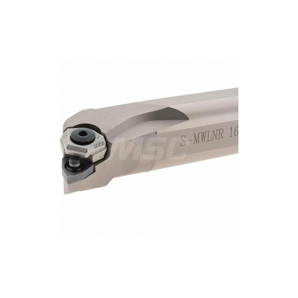 Iscar Indexable Boring Bar: S-MWLNR 16-3W, 1.1800" Min Bore, Right Hand, Steel - 3601345