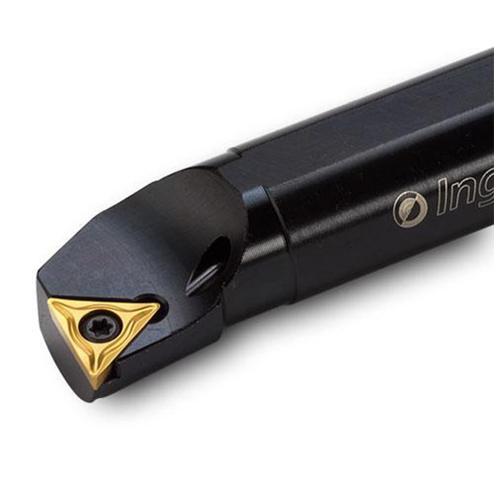 Ingersoll Cutting Tools Indexable Boring Bar: A08M-STFCR-2, 5/8" Min Bore, 1/2" Shank Dia, 91 deg Lead, Steel - 6119605