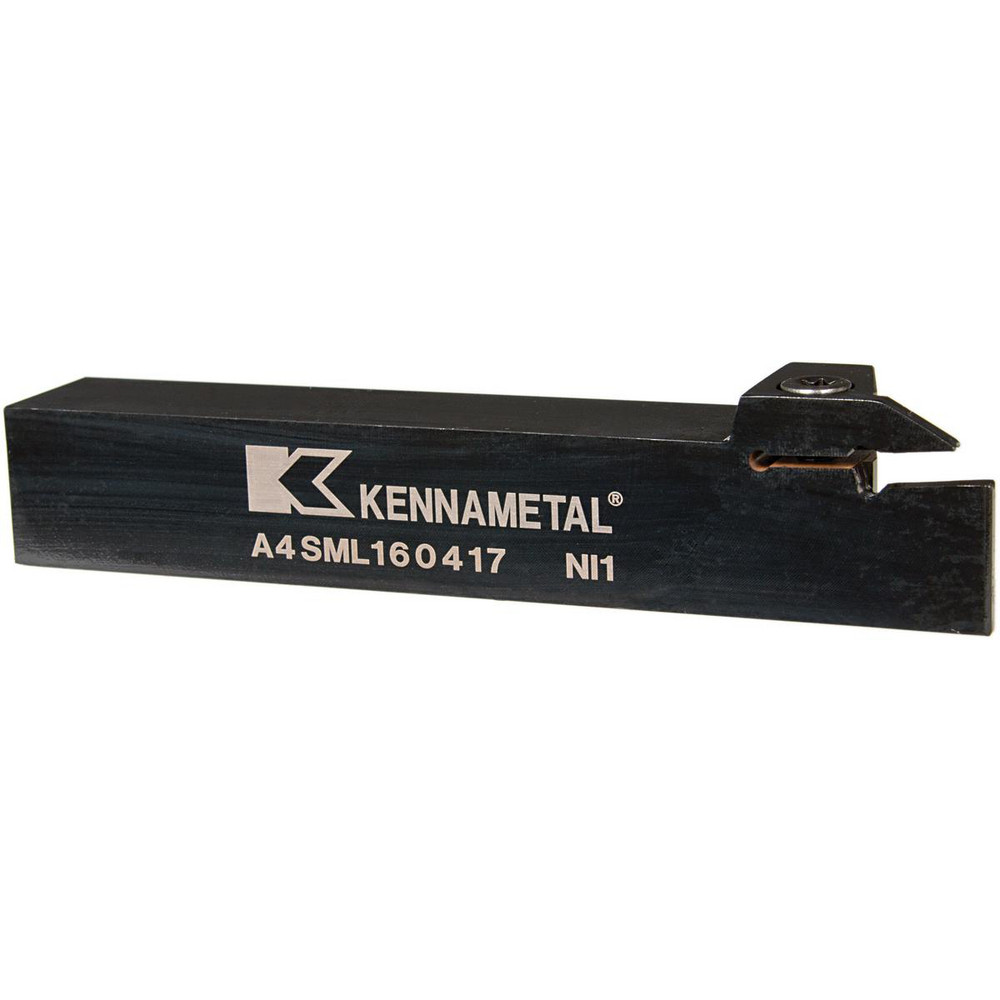 Kennametal Indexable Grooving-Cutoff Toolholder: A4SMR2016K0417, 4 mm Min Groove Width, 17 mm Max Depth of Cut, Right Hand - 2503559