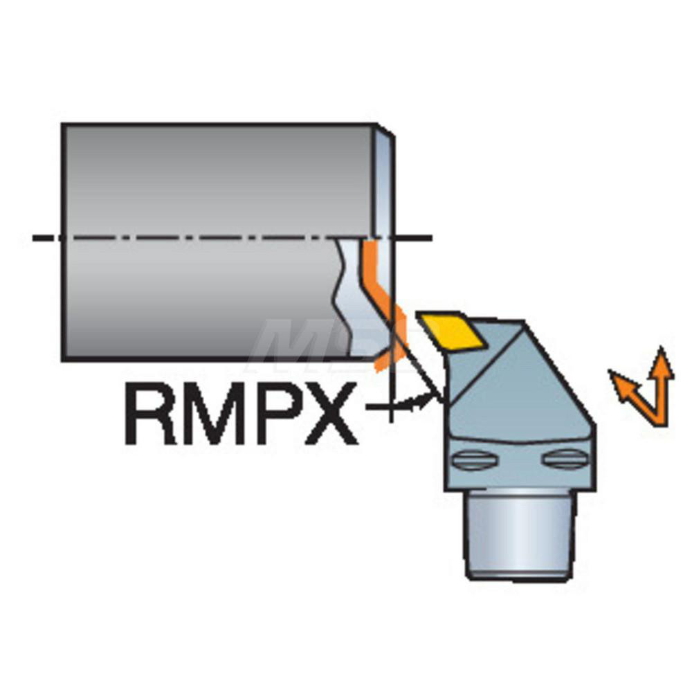 Sandvik Coromant Modular Turning & Profiling Head: Size C4, 50 mm Head Length, Right Hand - 5727499