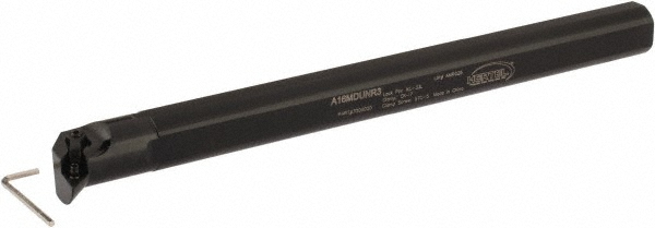 Dorian Tool Indexable Boring Bar: S16T-MDUNL-3, 1.3000" Min Bore, Left Hand, 3 deg Lead - 73310155067