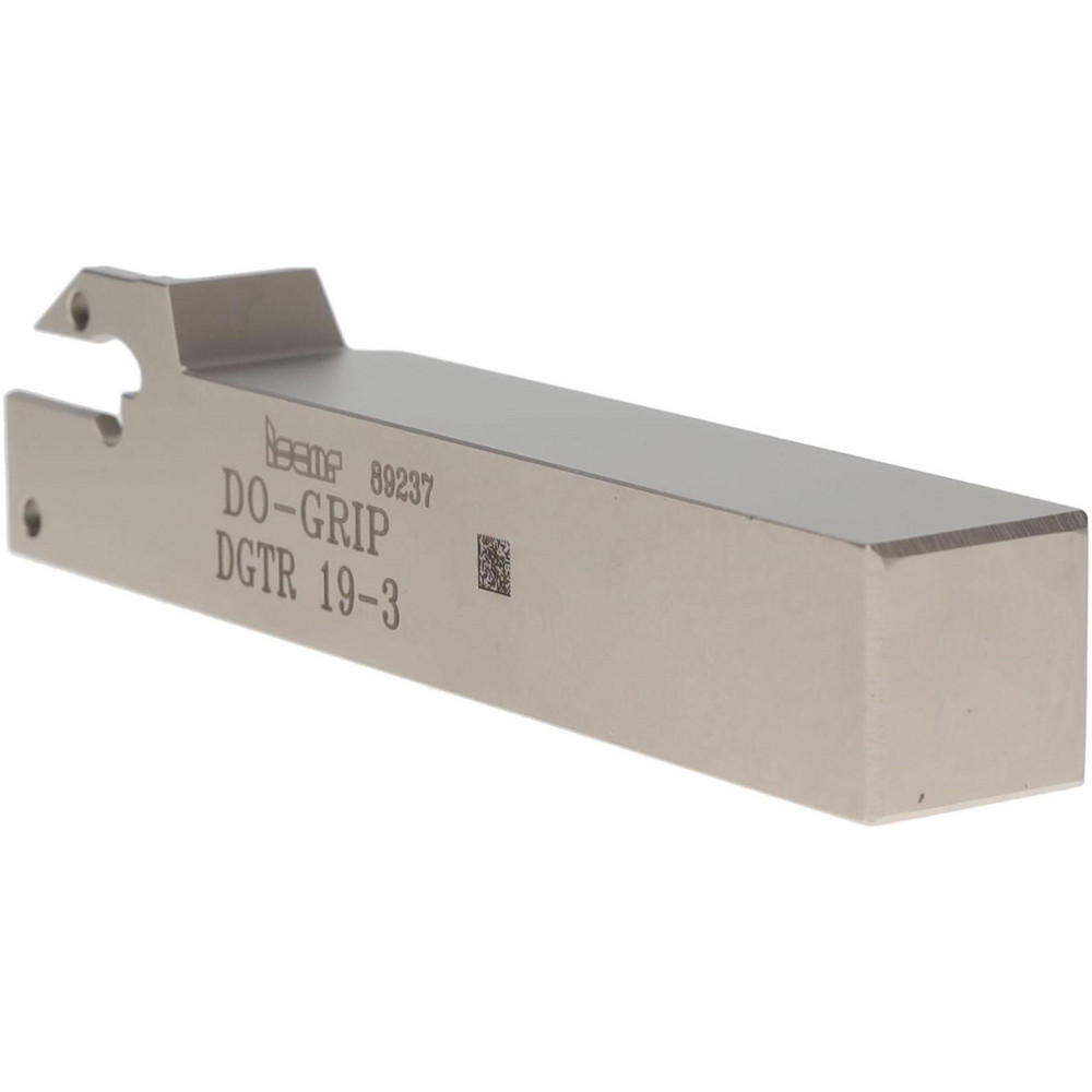 Iscar Indexable Grooving-Cutoff Toolholder: DGTR 19-3, 0.118 to 1/8" Groove Width, Right Hand - 2301286
