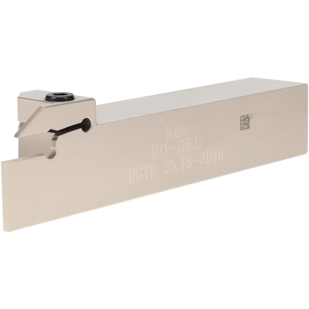 Iscar Indexable Grooving-Cutoff Toolholder: DGTR 19-3, 0.118 to 1/8" Groove Width, Right Hand - 2301286