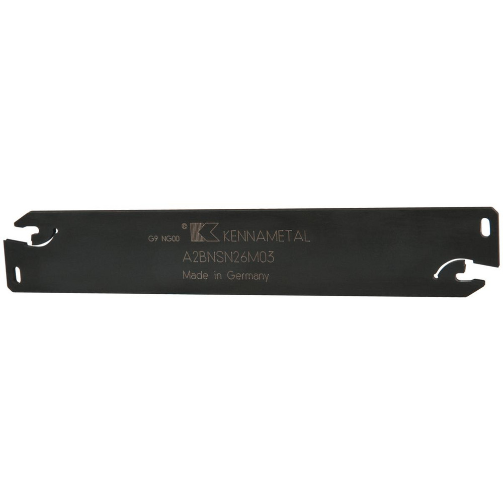 Kennametal Tool Block Style A2TZN, 26mm Blade Height, 86mm OAL, 44mm OAH, Indexable Cutoff Blade Tool Block - 1878094