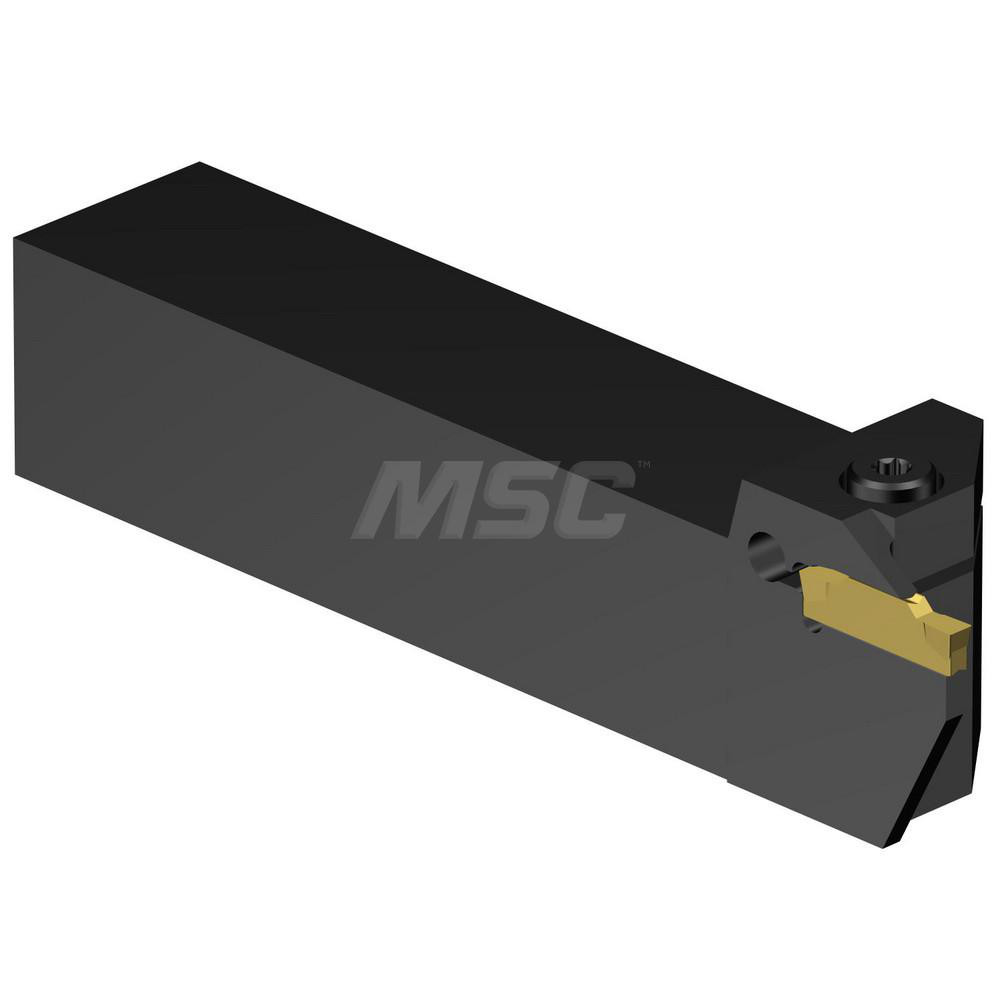 Sandvik Coromant Indexable Grooving-Cutoff Toolholder: RF123G040-16B, 3 to 4 mm Groove Width, 10.16 mm Max Depth of Cut, Right Hand - 5740838
