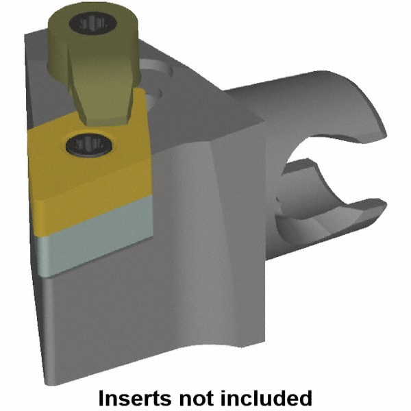 Kennametal Modular Turning & Profiling Head: Size KM20, 25 mm Head Length, Right Hand - 3487538