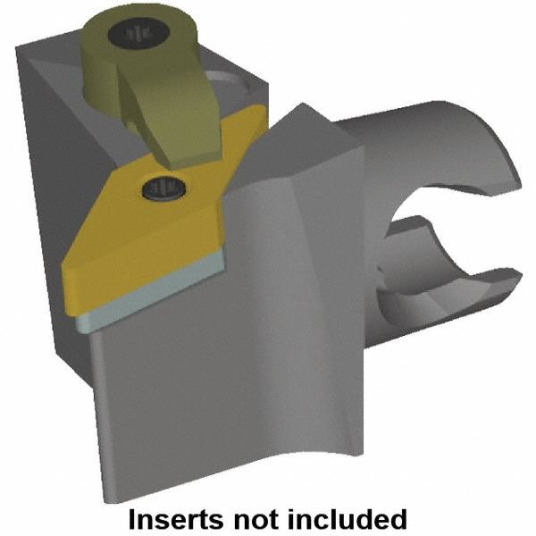 Kennametal Modular Turning & Profiling Head: Size KM20, 25 mm Head Length, Right Hand - 3487538