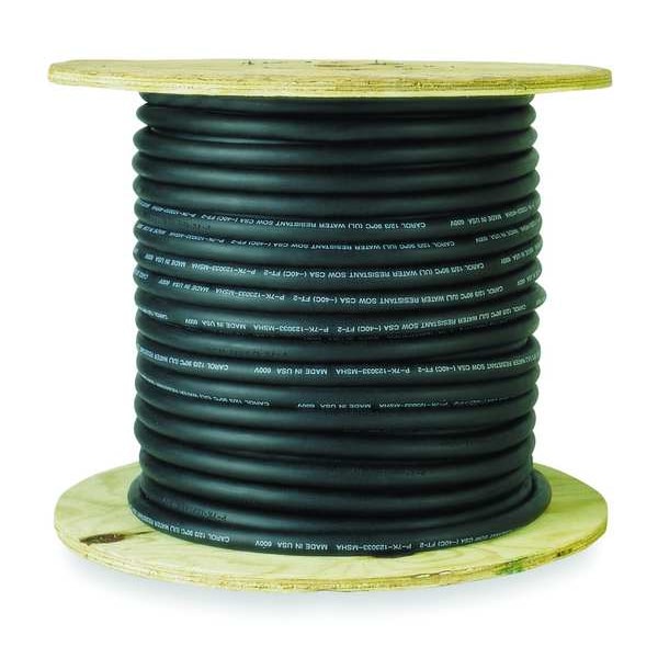 Carol Portable Cord, SOOW, 16 AWG, 3 C, Black, EPDM Rubber, Stranded, 600V, Indoor/Outdoor - 02765.35.01