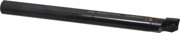 Hertel Indexable Boring Bar: A16CTFPL3 1", 1.2000" Min Bore, Left Hand, 0 deg Lead, Steel - 7000006