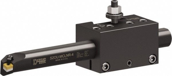 Dorian Tool Indexable Boring Bar: S16T-SVUCR-2, 1.3000" Min Bore, Right Hand, 3 deg Lead - 73310155804