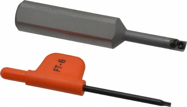 Iscar Indexable Boring Bar: S-SCLCL 8-2, 0.6220" Min Bore, Left Hand - 3601971