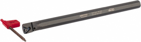 Hertel Indexable Boring Bar: A06STFPR2 3/8", 0.4800" Min Bore, Right Hand, Steel - 7000079