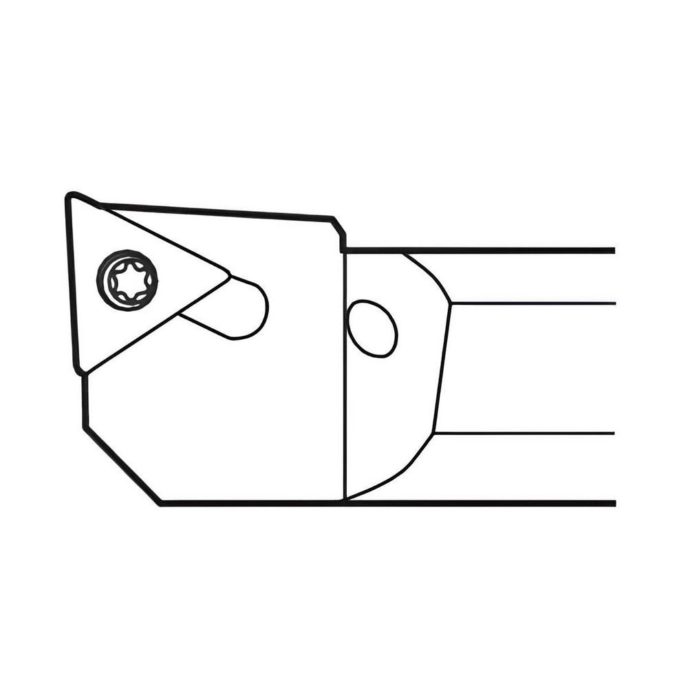 Seco Indexable Boring Bar: A10-STUCL-2, 20.62 mm Min Bore, Left Hand, 93 deg Lead, Steel - 02829687