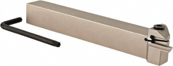 Ingersoll Cutting Tools Indexable Grooving Toolholder: TXFL25.4, 0.472" Max Workpiece Dia - 6210632