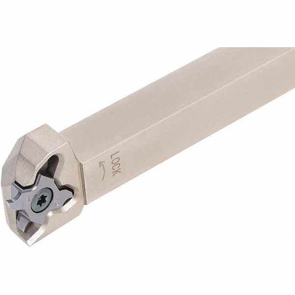 Tungaloy Indexable Grooving Toolholder: STCR12-18, External, Right Hand - 6734570