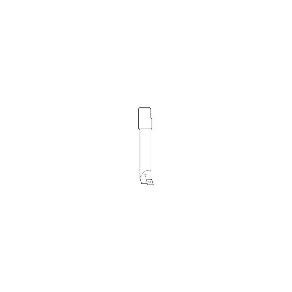 Seco Indexable Boring Bar: A795 003, 10.00 mm Min Bore, 16.00 mm Shank Dia, 90 deg Lead, Steel - 00056642