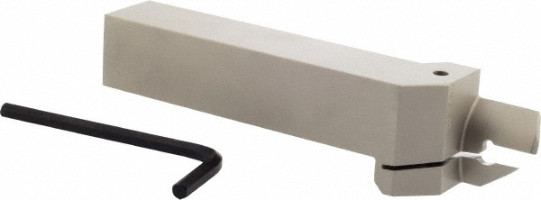 Ingersoll Cutting Tools Indexable Grooving Toolholder: TTER31.8-4T25, 1.96" Max Workpiece Dia - 2801133