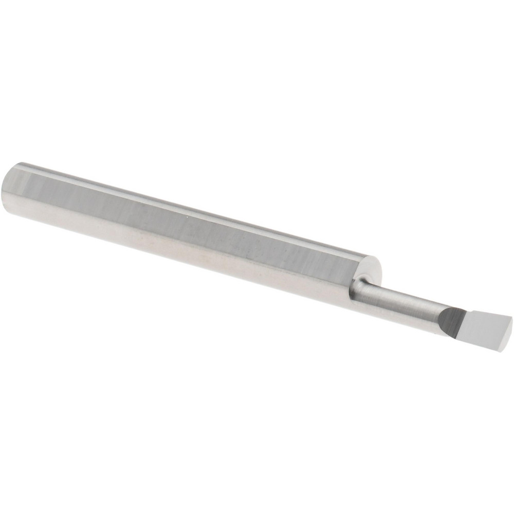 Hertel Indexable Boring Bar: A32MCLNL4 2", 2.4000" Min Bore, Left Hand, -5 deg Lead, Steel - 7000014