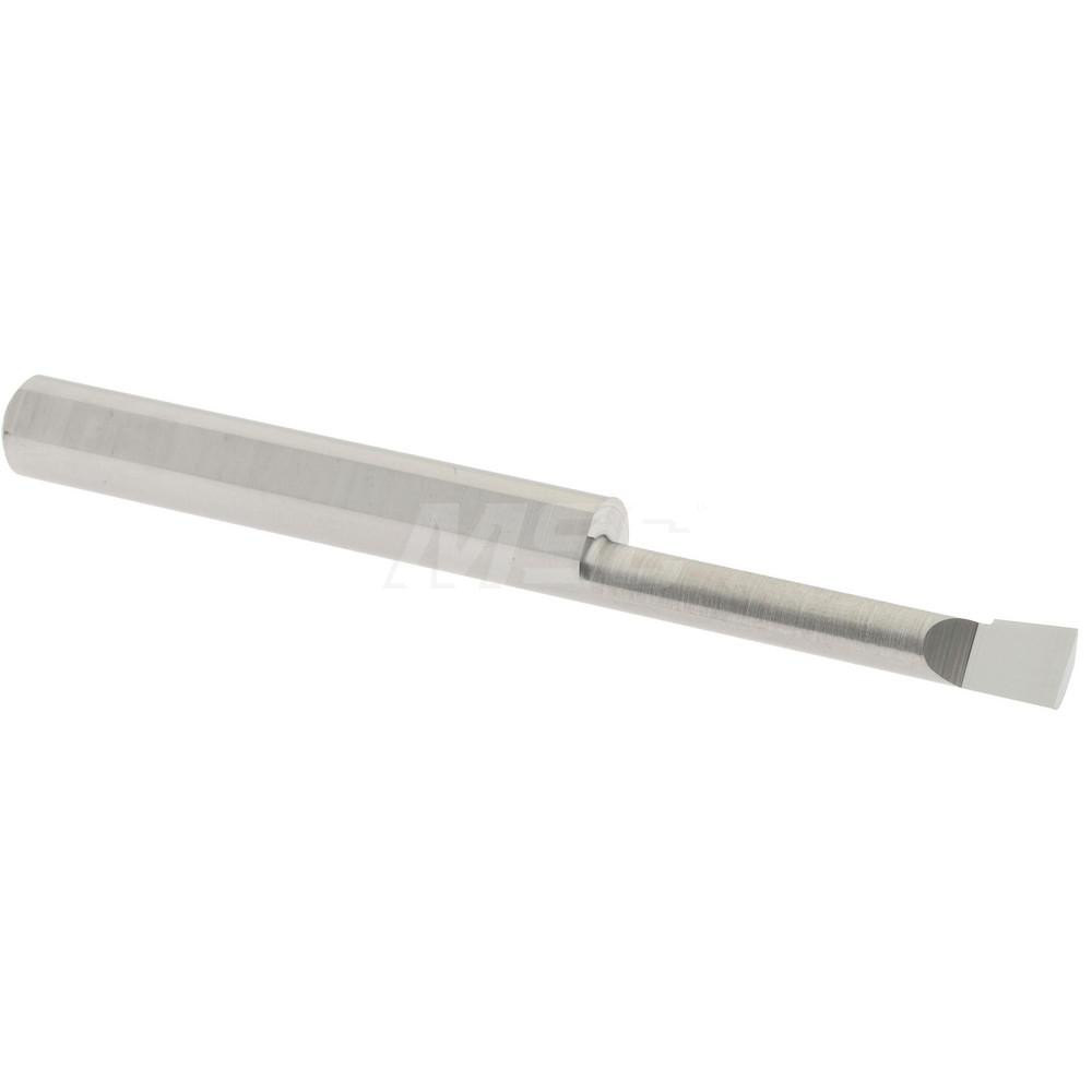 Hertel Indexable Boring Bar: A32MCLNL4 2", 2.4000" Min Bore, Left Hand, -5 deg Lead, Steel - 7000014