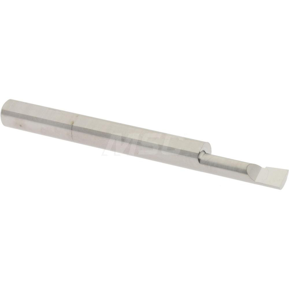 Hertel Indexable Boring Bar: A32MCLNL4 2", 2.4000" Min Bore, Left Hand, -5 deg Lead, Steel - 7000014