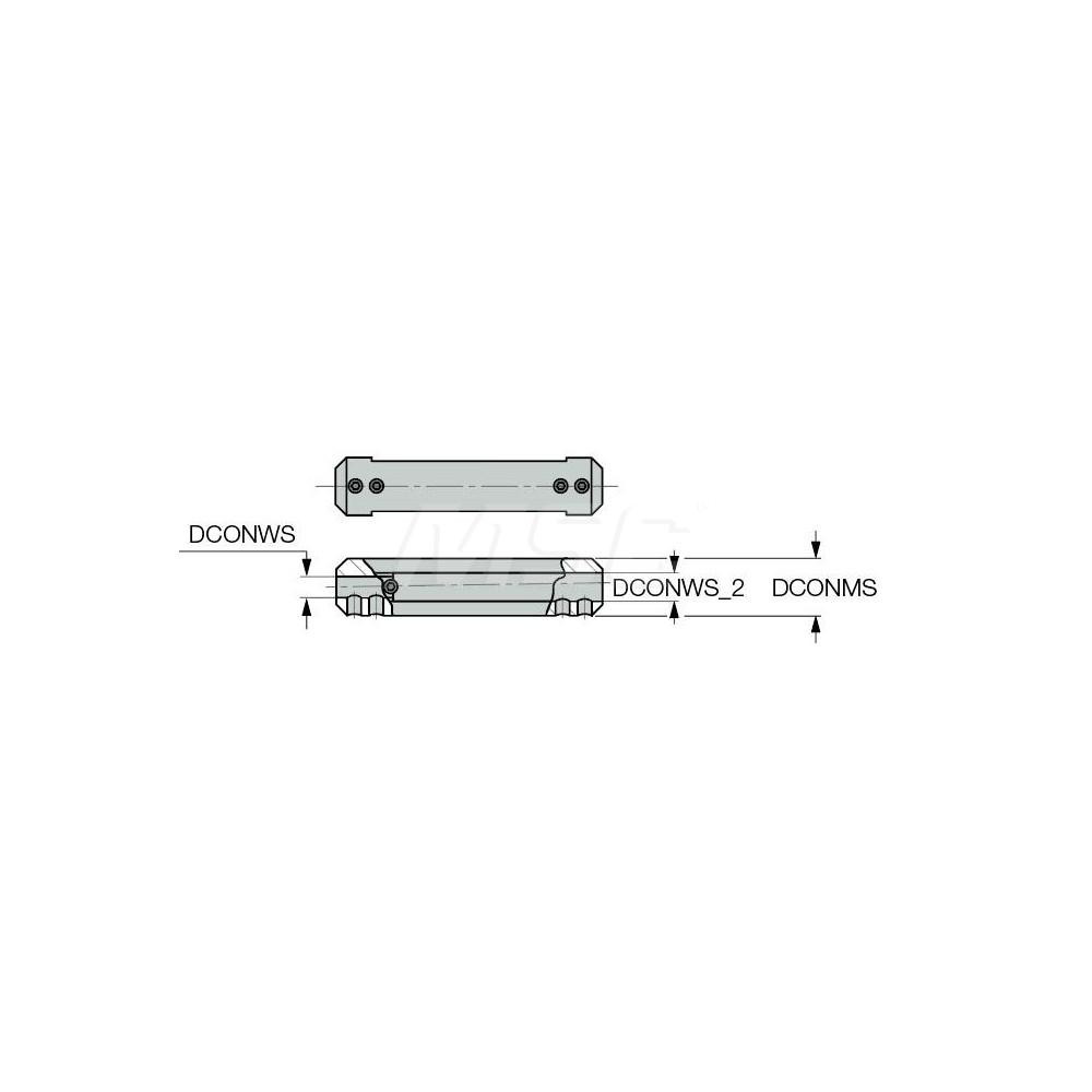 Iscar 1-1/2" Max Bore, 0.2362" Min Bore Smallest Bar, 0.6299" Min Bore Largest Bar, Indexable Boring Bar Set - 2860073