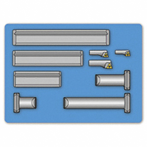 Iscar 1-1/2" Max Bore, 0.2362" Min Bore Smallest Bar, 0.6299" Min Bore Largest Bar, Indexable Boring Bar Set - 2860073
