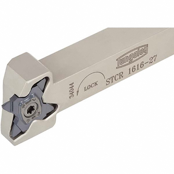 Tungaloy Indexable Grooving Toolholder: STCR12-27 - 6883411
