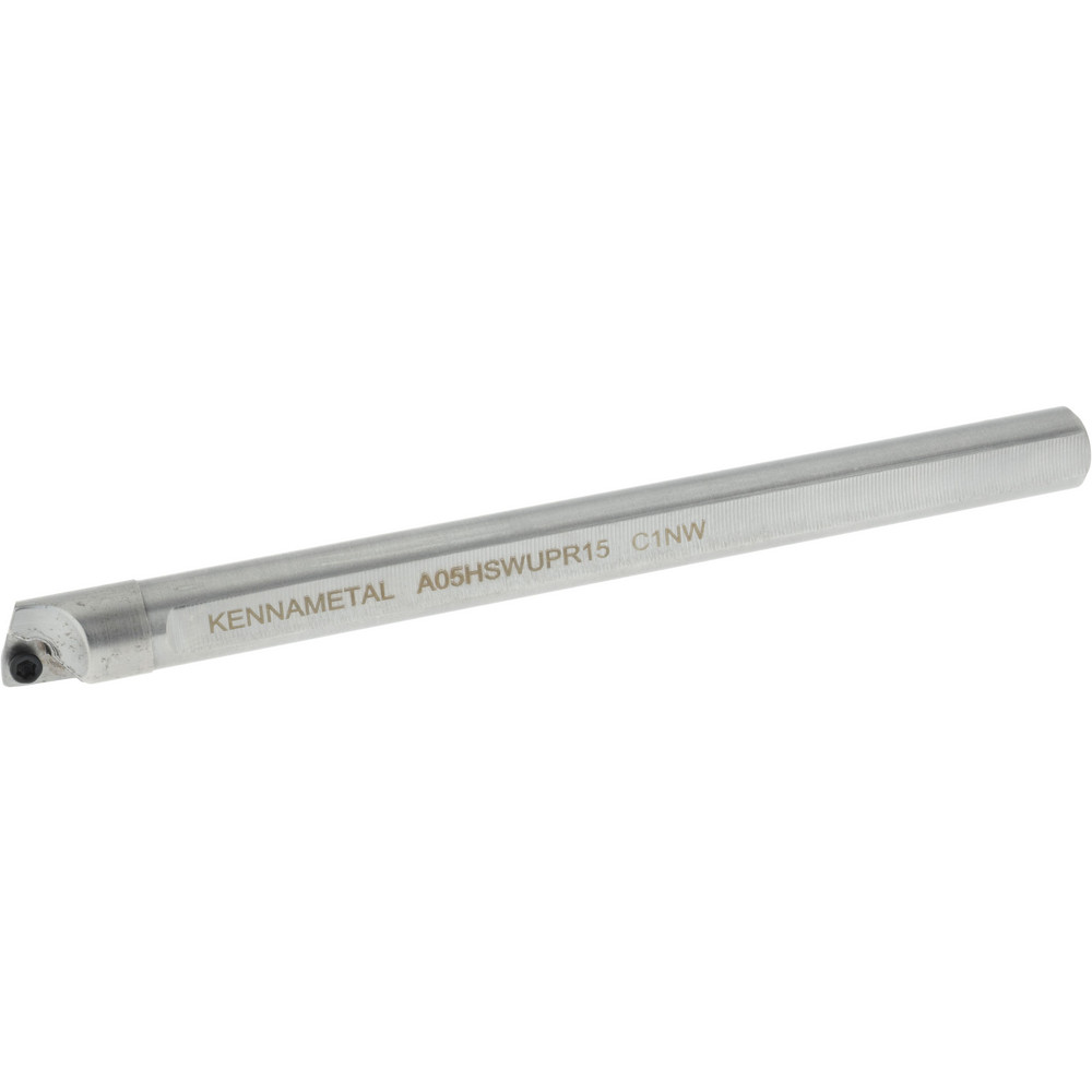 Kennametal Indexable Boring Bar: E12SSWUDR04, 12.80 mm Min Bore, Right Hand, 12.00 mm Shank Dia, 3 deg Lead, Solid Carbide - 1930560