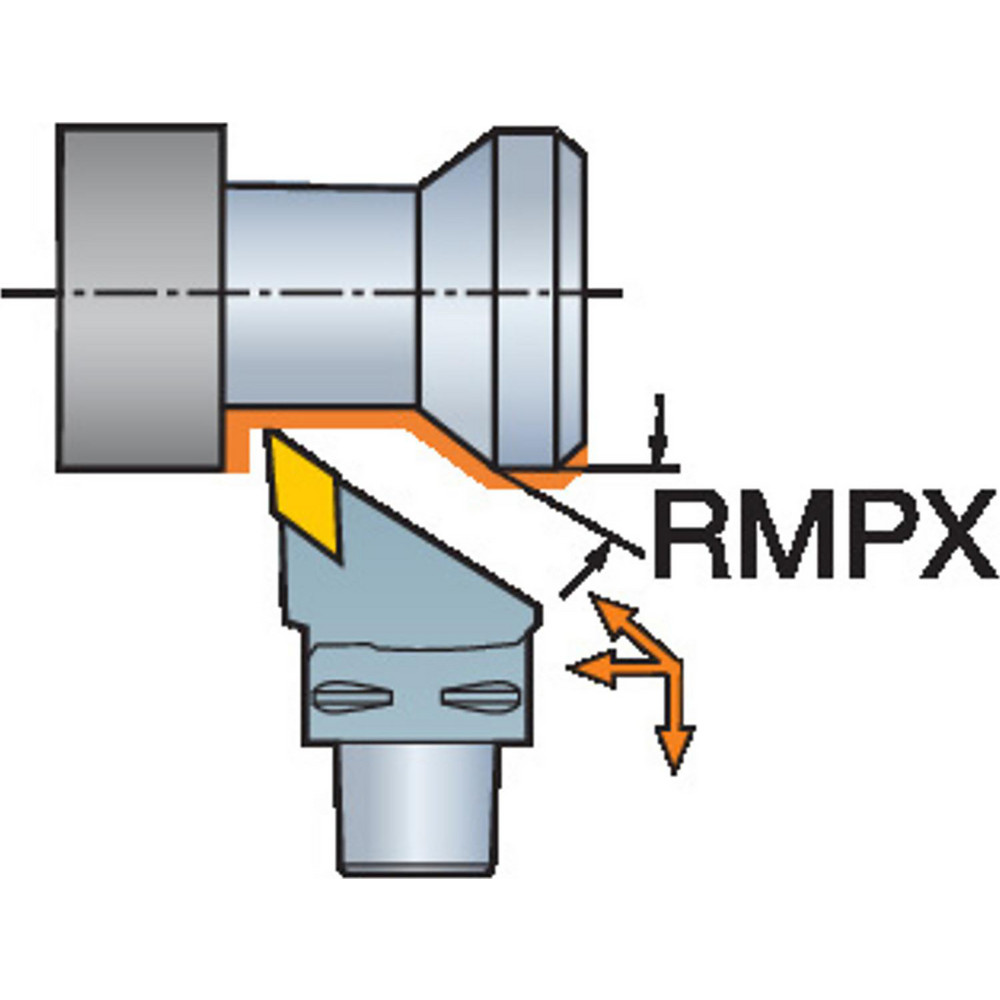 Sandvik Coromant Modular Turning & Profiling Head: Size C4, 55 mm Head Length, Internal or External, Left Hand - 5727520