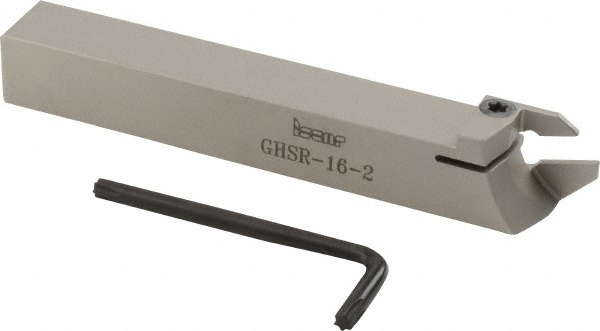 Kennametal Indexable Boring Bar: A16MNNTOL2, 22 mm Min Bore Dia, Left Hand Cut, 16 mm Shank Dia, 3 ° Lead Angle, Steel - 1098948