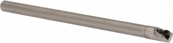 Scientific Cutting Tools Indexable Boring Bar: ACBT250F0L, 0.3000" Min Bore, Left Hand, 0 deg Lead, Solid Carbide (Shank) & Steel (Head) - ACBT250F0L