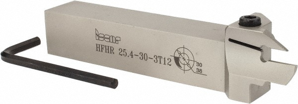 Iscar Indexable Grooving Toolholder: HFHR 25.4-75-3T25, External, Right Hand, 3.94" Max Workpiece Dia - 2500099