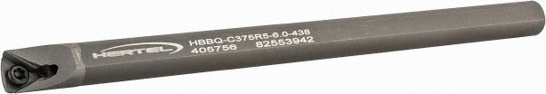 Dorian Tool Indexable Boring Bar: E06M-STUCR-2, 0.4560" Min Bore, Right Hand, 3 deg Lead - 73310159763