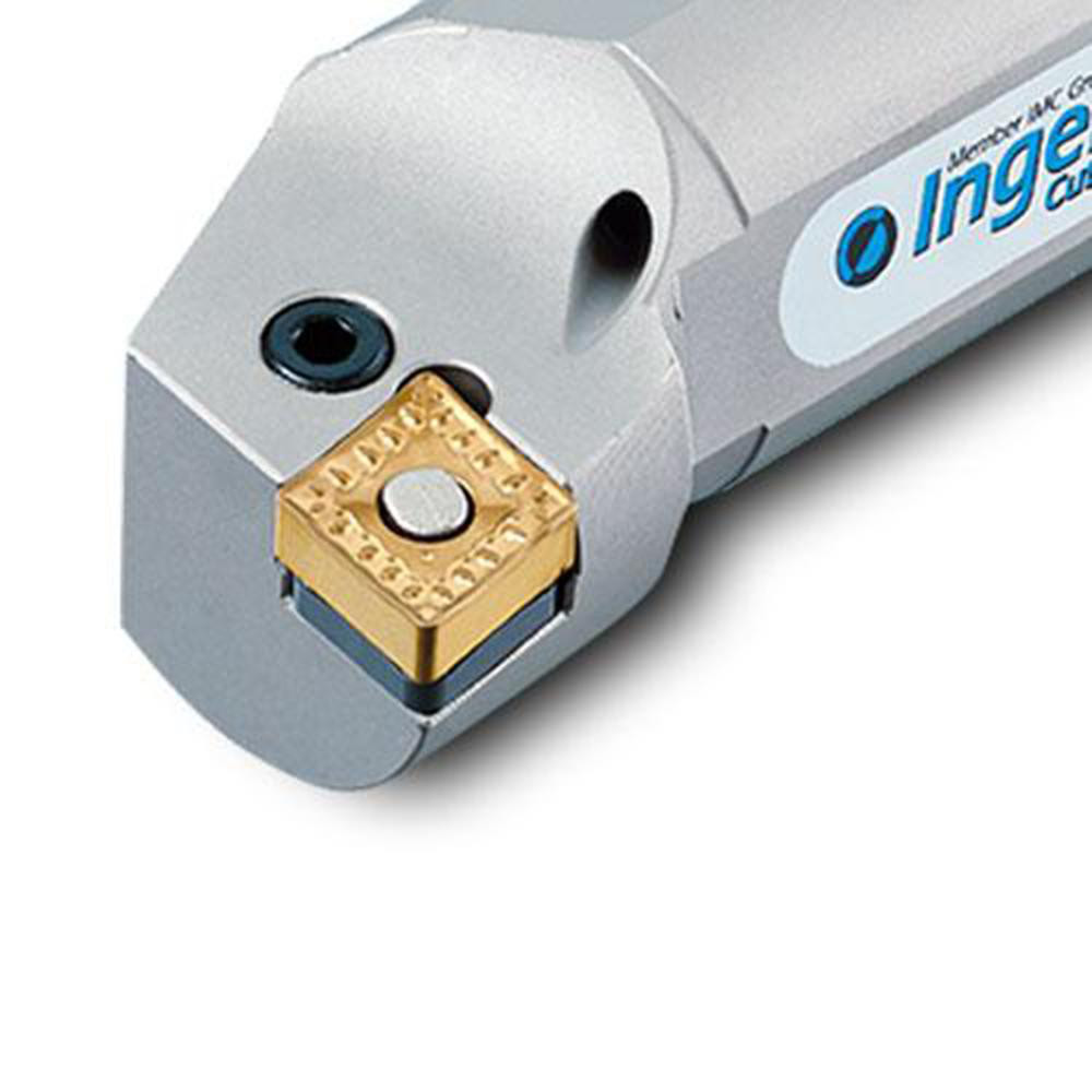 Ingersoll Cutting Tools Indexable Boring Bar: A24U-HCLNR-33, 1-3/4" Min Bore, 1-1/2" Shank Dia, 95 deg Lead, Steel - 6313902